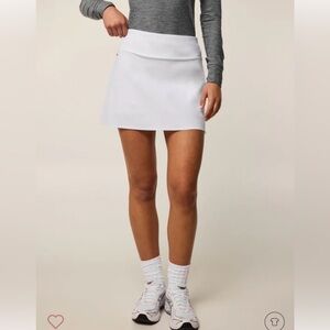 Greyson 15" Phoenix Skirt15" Performance Skirt with Short Size Small White